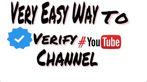 verify chanel|verify my channel.